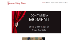 Desktop Screenshot of livermorevalleyopera.com